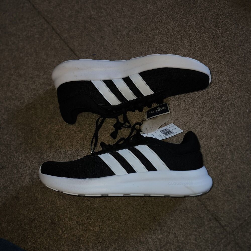 NWT Adidas Lite Racer 4.0 Sneakers | Core Black Cloud White | M10